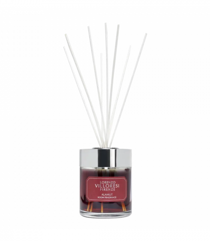 Lorenzo Villoresi Alamut Room Fragrance 200 ml + 10 bastoncini in rattan