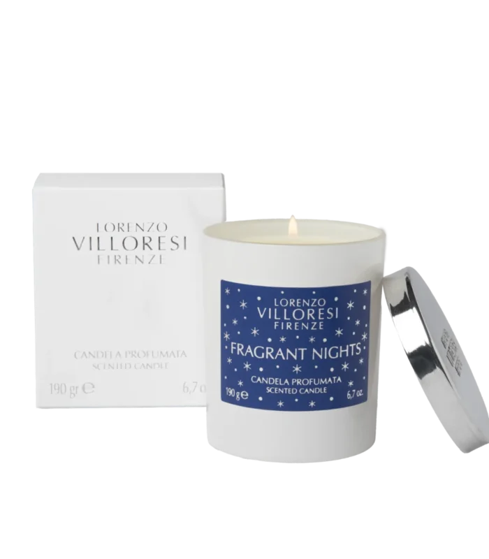 LORENZO FRAGRANT NIGHTS SCENTED CANDEL IN GLASS